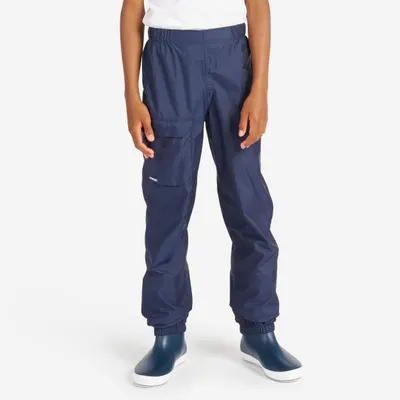 Suprapantalon de ploaie navigație 100 Bleumarin Copii