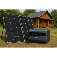 Pachet fotovoltaic Off Grid 2.4kW 230V – Solutie completa pentru cabane si case de vacanta