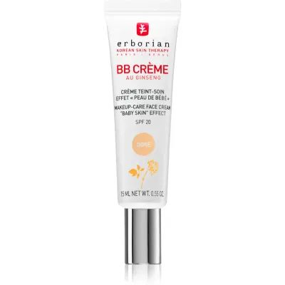 Erborian BB Cream lotiuni tonice pentru piele perfectă în căutarea SPF 20 pachet mic culoare Doré 15 ml