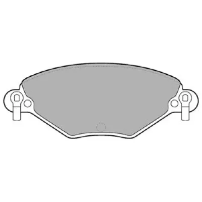 Set placute frana, frana disc DELPHI LP1654