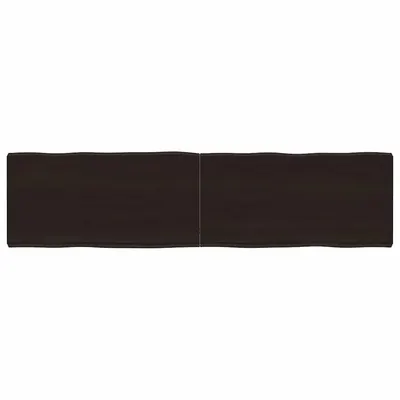 vidaXL Blat masă, 160x40x(2-6) cm, maro, lemn tratat contur organic
