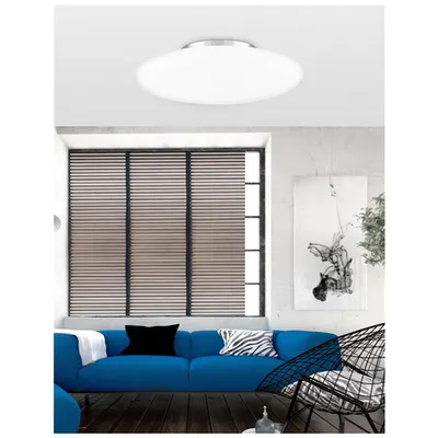 Plafoniera PRESSIONE Opal Sticla Crom Metal LED E27 3x12W IP20 Fara bec