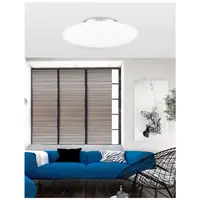 Plafoniera PRESSIONE Opal Sticla Crom Metal LED E27 3x12W IP20 Fara bec