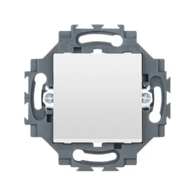 Intrerupator Cap Scara 1p 250v Ac - Quick Wiring Terminals - 10ax - Backlit - Neutral - White - Dahlia