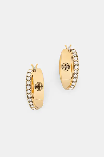 Tory Burch cercei pentru femei placate cu aur Icon