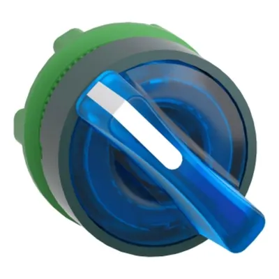 Cap Selector Luminos, Albastru, Ø22 2 Pozitii Fixe