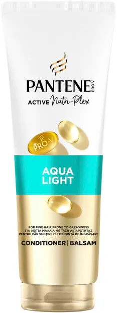 Pantene Pro-V Balsam pentru păr gras Aqua Light, 275 ml