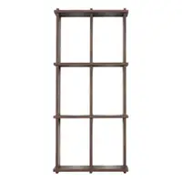 Raft în culoare naturală închisă etajat din lemn de frasin 42,5 cm Grid – OYOY Living Design