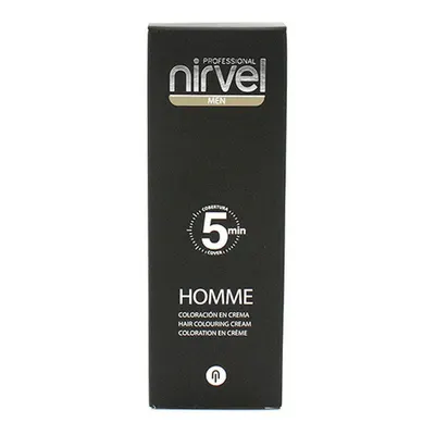 Vopsea păr fără amoniac, Nirvel, Men 5, gri închis, 30 ml