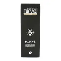 Vopsea păr fără amoniac, Nirvel, Men 5, gri închis, 30 ml