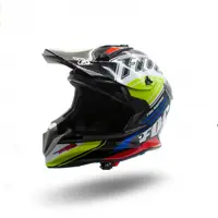 Casca motocross enduro adulti XTR 188, culoare negru verde, marime L