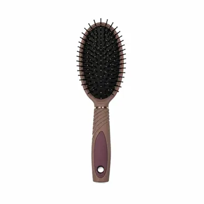 Perie pentru păr profesională – ovală, cu peri nylon și mâner ergonomic