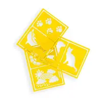 Set 2 x 6 Sabloane Pictura pe Fata Rainbow, Snazaroo