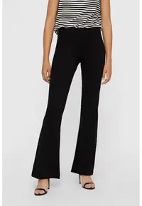 Pantaloni cu talie inalta - Negru