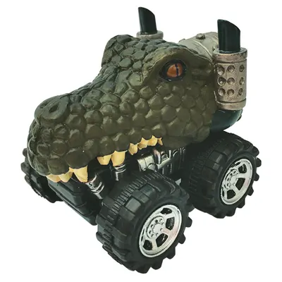 Mașinuță cu sistem friction crocodil multicolor