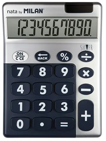 Calculator Milan - Silver, 10 cifre, sortiment