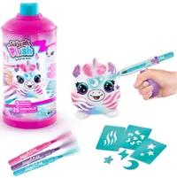 Set creativ Canal Toys Airbrush plush - Mini jucarie de plus pentru colorat, 1 bucata, sortiment