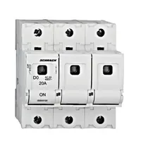 Soclu pentru portfuzibile D02, seria ARROW S, 3-poli, 20A