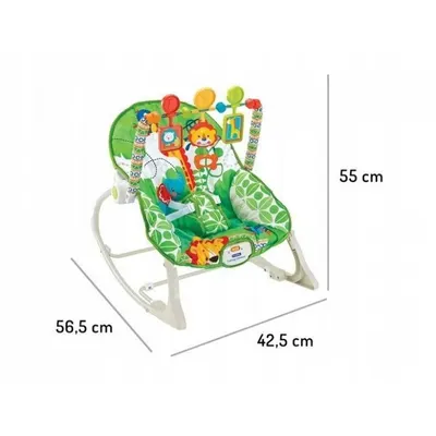 Balansoar cu vibratii 3 in 1 Ecotoys 8616 Jungla