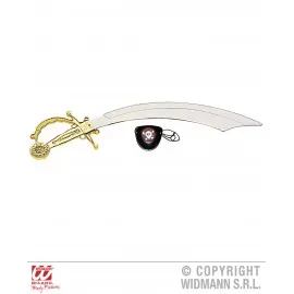 Accesoriu carnaval Set Sabie Pirat cu Eyepatch
