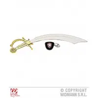 Accesoriu carnaval Set Sabie Pirat cu Eyepatch