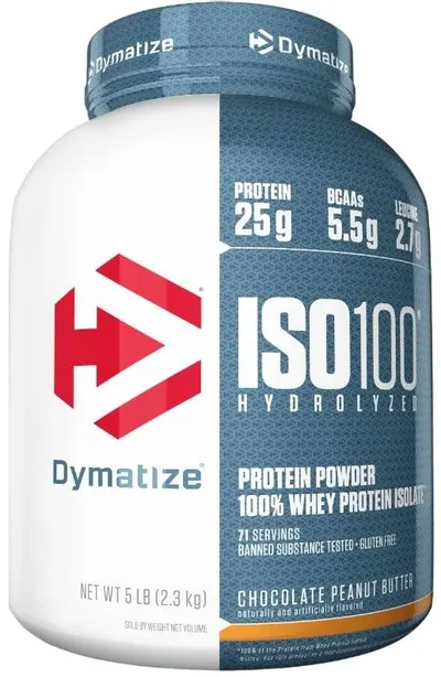 ISO 100, chocolate peanut, 2.3 kg, Dymatize