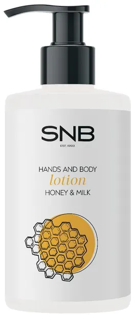 SNB Professional Loțiune pentru mâini și corp Honey & Milk, 250 ml