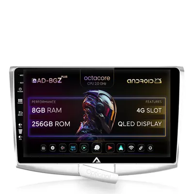 Navigatie Volkswagen Passat B6 B7 CC, Android, Z-Octacore 8GB RAM + 256GB ROM, 10.1 Inch - AD-BGZ10008+AD-BGRKIT025
