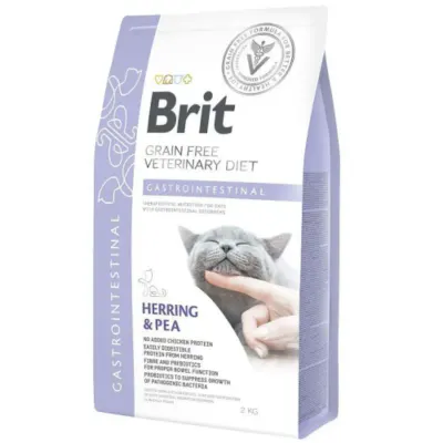 BRIT VD Ultra Hypoallergenic, Hering, dietă veterinară, hrană uscată fără cereale pisici, alergii, 2kg