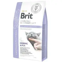 BRIT VD Ultra Hypoallergenic, Hering, dietă veterinară, hrană uscată fără cereale pisici, alergii, 2kg