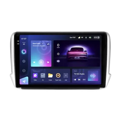 Navigatie Auto Teyes CC3 2K Peugeot 2008 2013-2019 4+64GB 10.36" QLED Octa-core 2Ghz, Android 4G Bluetooth 5.1 DSP