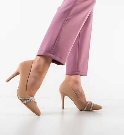 Pantofi dama Ajan Bej