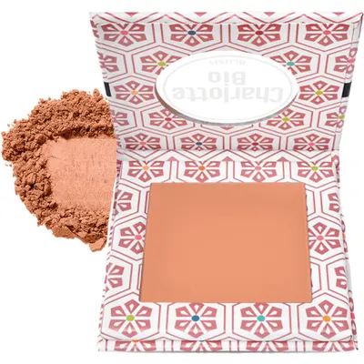 Fard de Obraz Bio cu Ulei de Jojoba, Magnolie, Unt de Shea si Ulei de Macadamia Peach Pink 7g
