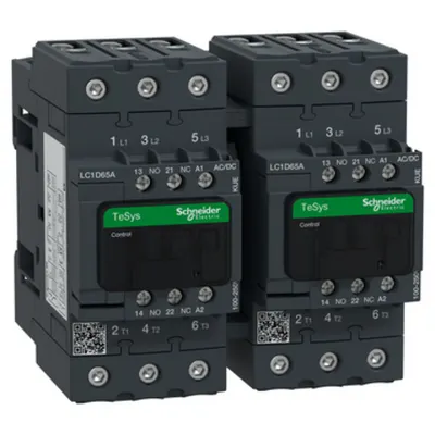 Contactor Tesys D Reversibil - 3P -= 440 V - 65 A Ac-3 - 100 - 250 V C.A/C.C Bobina