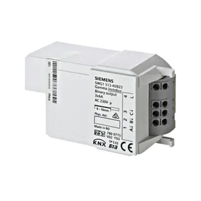 Actuator comutare pentru montaj în casetă, 3 x 6A