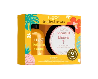 Set Mini Box Tropical Treats, 1 bucata, I Love Cosmetics