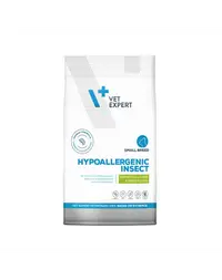 VET EXPERT Veterinary Diet Hypoallergenic Small Breed Insect 8 kg pentru caini cu intolerante alimentare