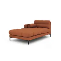 Șezlong cărămiziu (cu colț pe partea dreaptă) Bali – Cosmopolitan Design