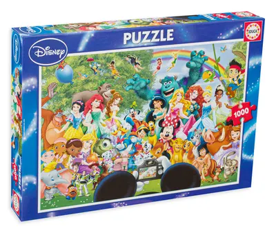Puzzle Educa din 1000 de piese - Lumea minunata Disney