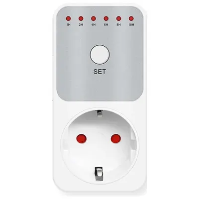Priza programabila cu temporizator SINOTIMER Countdown Timer, 230V, 16A, 6 intervale (1 10 ore), protectie supraincalzire TM513-EU