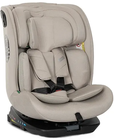 Scaun auto Lorelli - Rodeo, 360°, IsoFix, i-Size, 40-150 cm, Beige