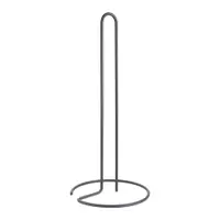 Suport vertical pentru prosoape de bucătărie din hârtie negru mat din oțel ø 14 cm Lava – Metaltex