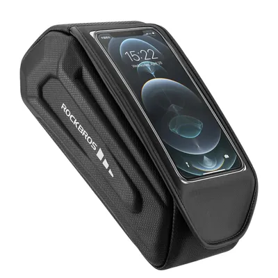 Geantă RockBros pentru cadru/ghidon EVA 1,7 L, buzunar telefon, velcro