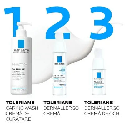 Pachet Toleriane Dermallergo – Ingrijire Completa pentru Ten Sensibil | La Roche-Posay