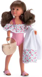 Papusa Asi - Celia, in costum de baie, 30 cm