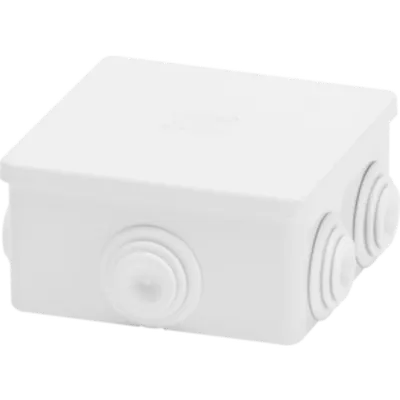 Doza aparenta - IP44 - dimensiuni interioare 80X80X40 - WALLS cu presetupe - GREY RAL 7035
