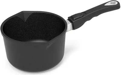 Cratiţă pentru sos AMT - Gastroguss, 18 cm, negru