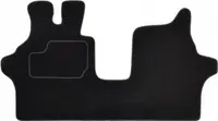 Covorase auto (fata, velur, 2 bucati, culoare negru) MERCEDES VITO (638) intre 1996-2003