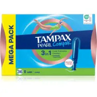 Tampax Pearl Compak Super tampoane cu aplicator 36 buc
