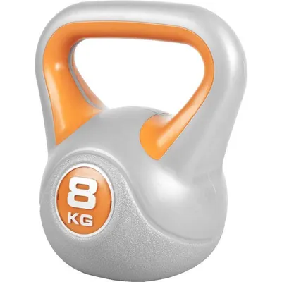 Kettebell Stylish umplut cu ciment 8 KG